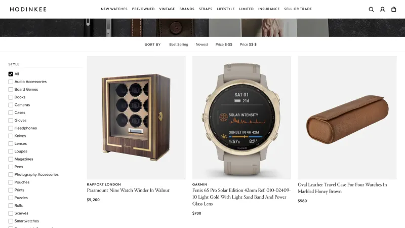 Hodinkee — E-commerce, интерфейс, скриншот 6/600