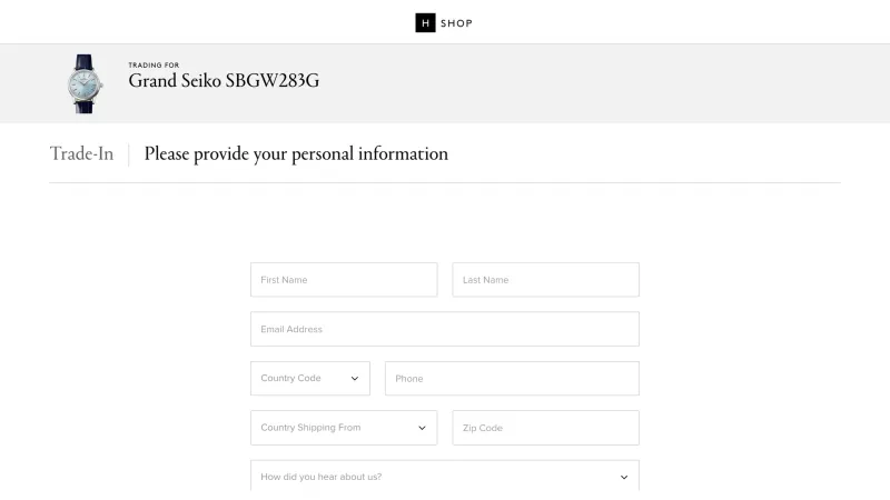 Hodinkee — E-commerce, интерфейс, скриншот 8/600