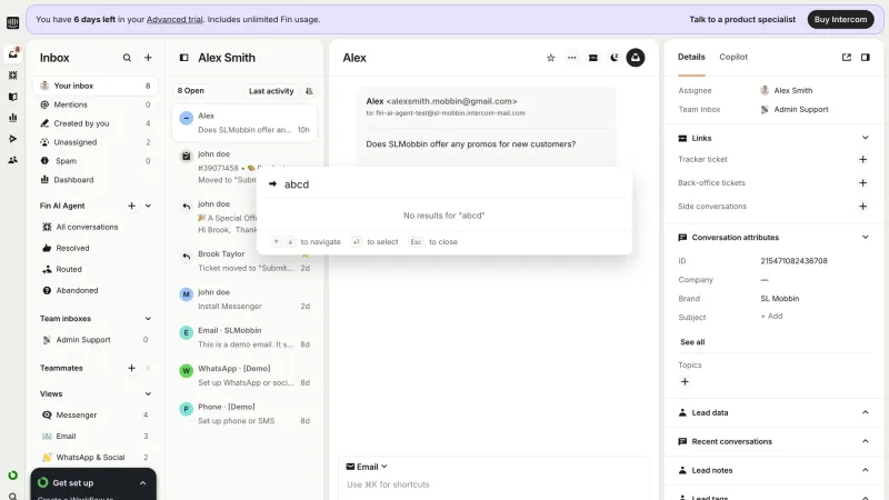 Intercom — Communication, интерфейс, скриншот 10/602