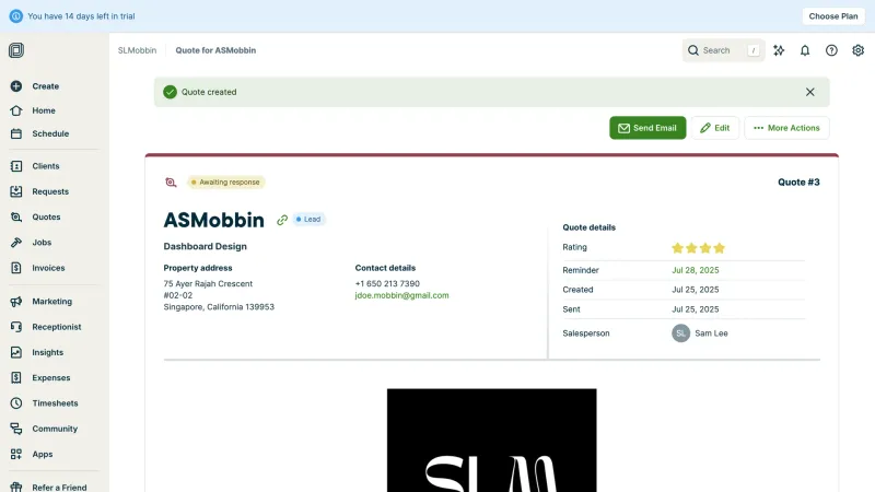 Jobber — Productivity, интерфейс, скриншот 11/389