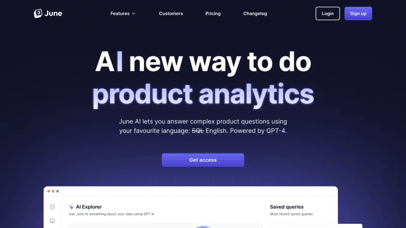 June — Analytics, интерфейс, скриншот 4/363