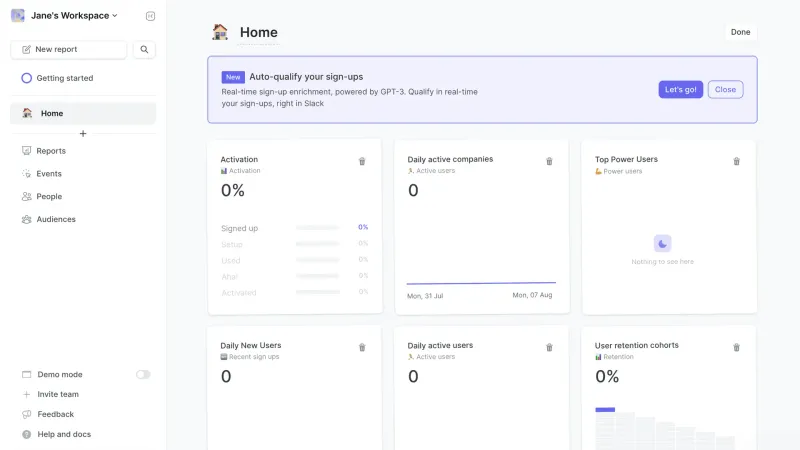 June — Analytics, интерфейс, скриншот 8/363