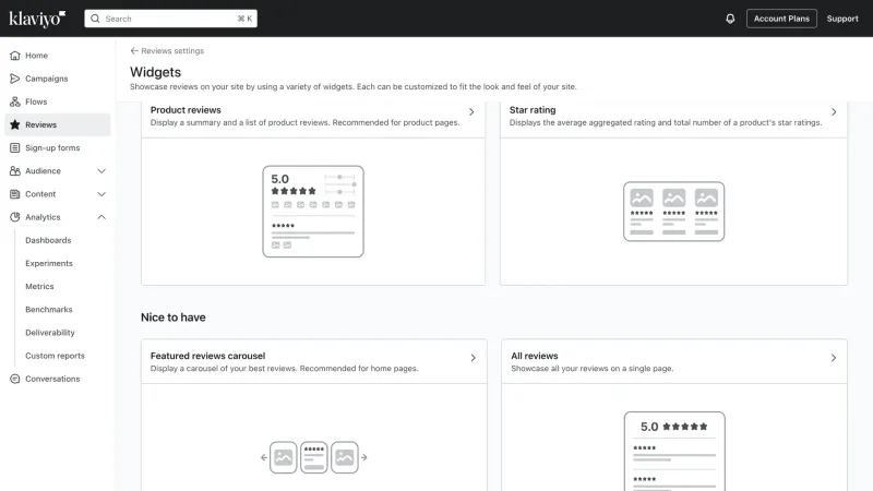 Klaviyo — Marketing, интерфейс, скриншот 5/751