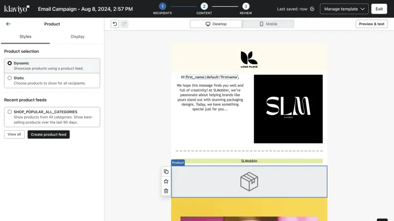 Klaviyo — Marketing, интерфейс, скриншот 12/751