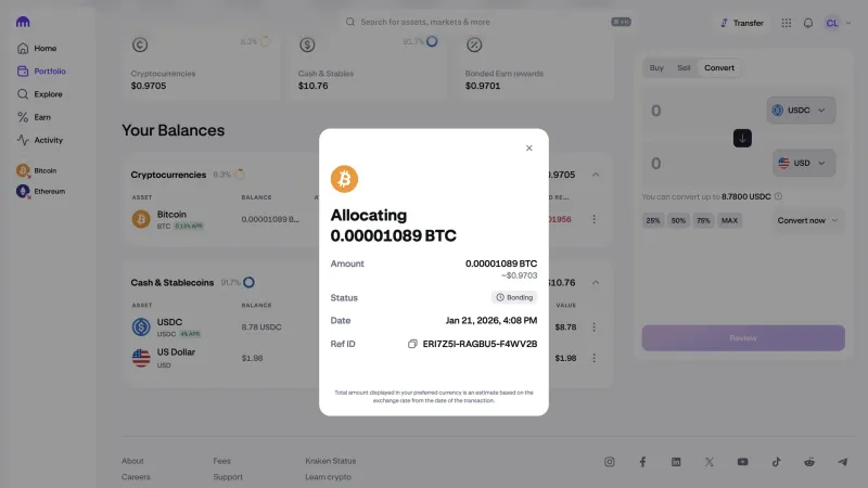 Kraken — Fintech, интерфейс, скриншот 6/284