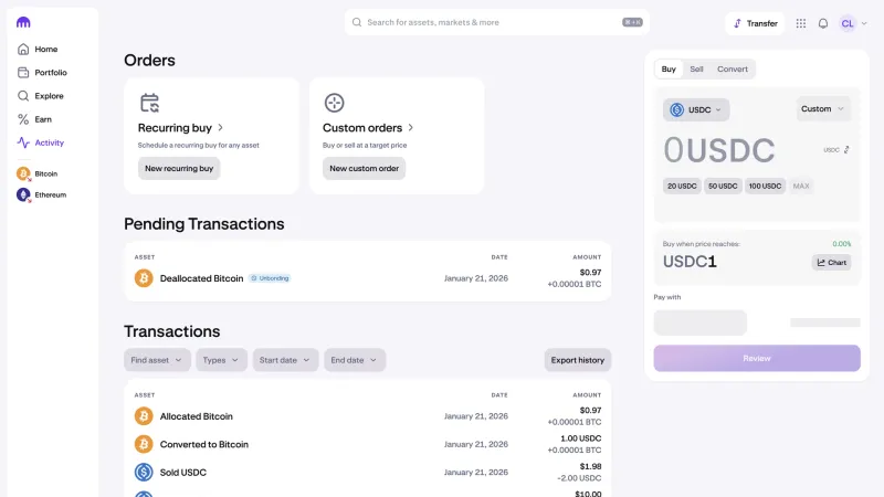 Kraken — Fintech, интерфейс, скриншот 7/284