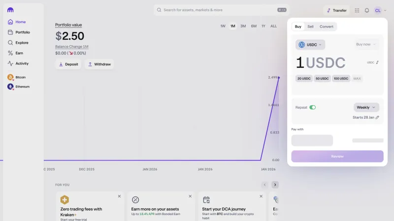 Kraken — Fintech, интерфейс, скриншот 9/284