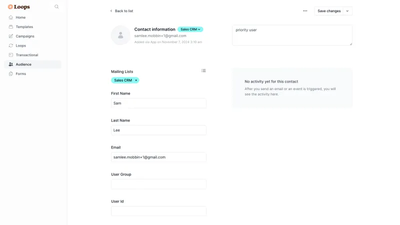 Loops — Marketing, интерфейс, скриншот 3/299