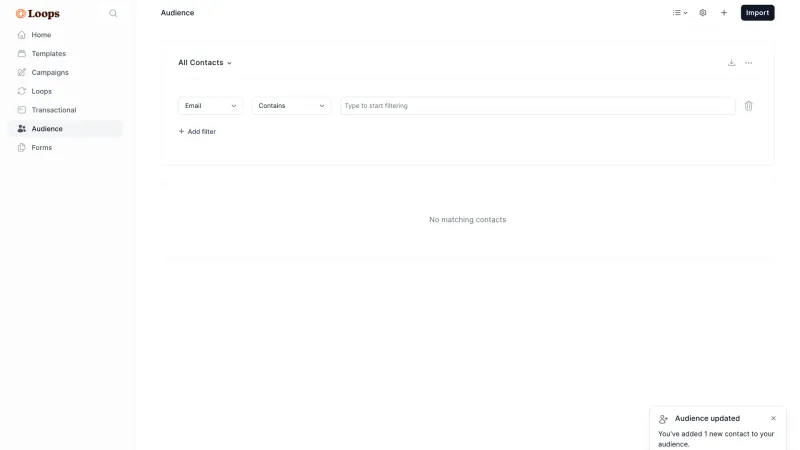 Loops — Marketing, интерфейс, скриншот 11/299