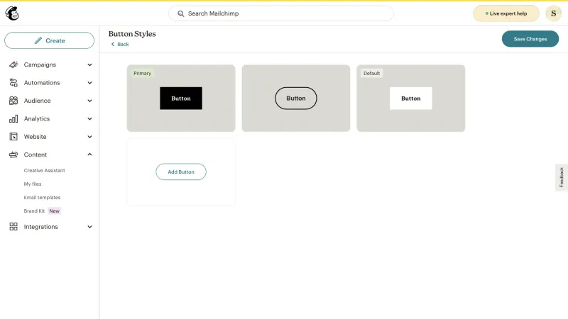 Mailchimp — Marketing, интерфейс, скриншот 2/794