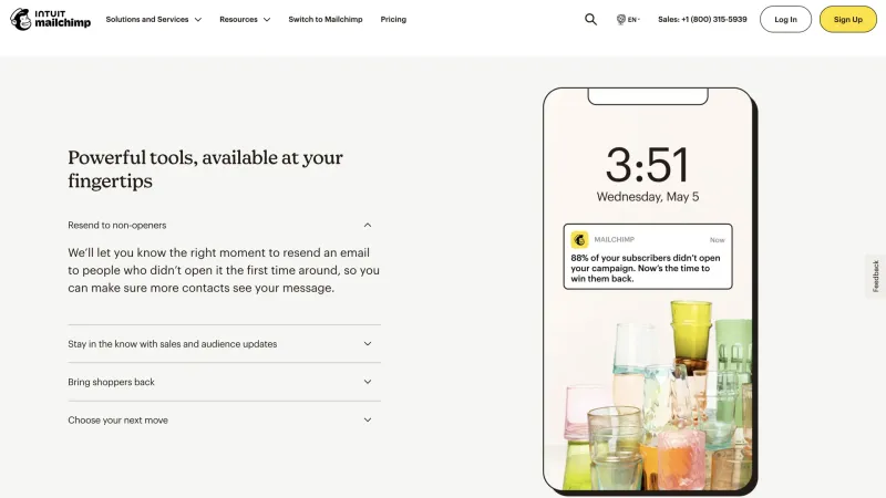 Mailchimp — Marketing, интерфейс, скриншот 10/794