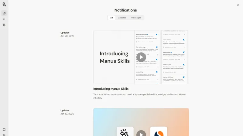 Manus — AI & ML, интерфейс, скриншот 9/288