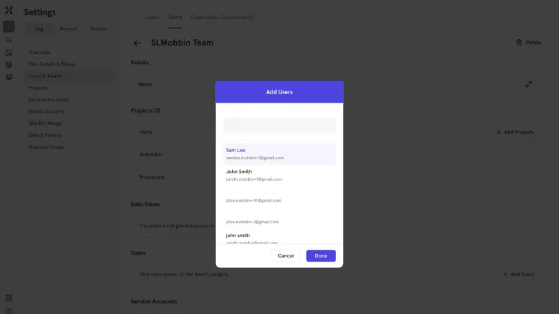 Mixpanel — Analytics, интерфейс, скриншот 5/647