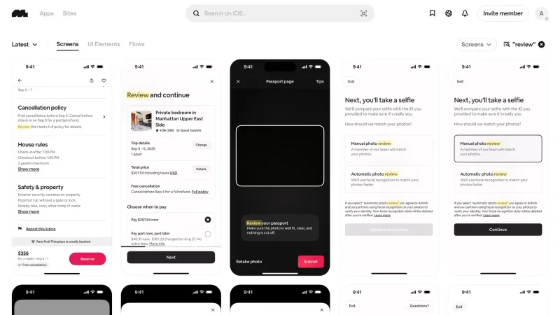 Mobbin — Design, интерфейс, скриншот 2/210