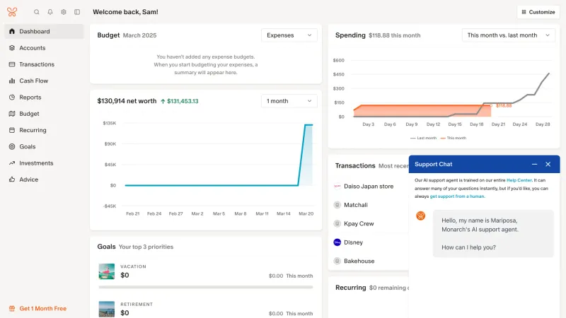 Monarch — Fintech, интерфейс, скриншот 4/490
