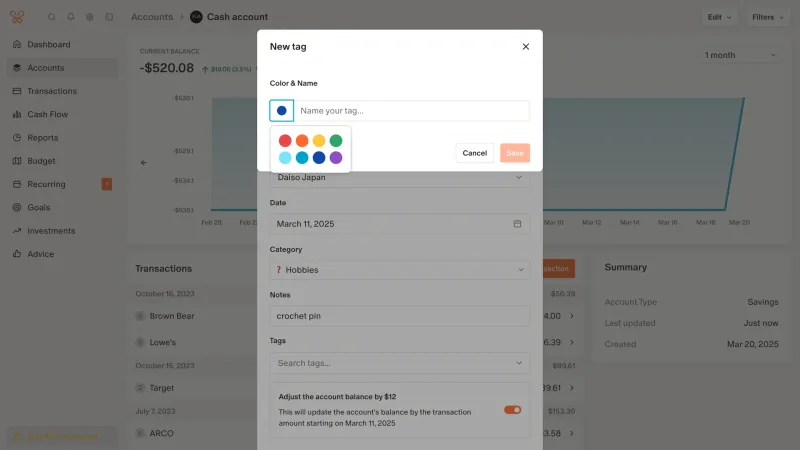 Monarch — Fintech, интерфейс, скриншот 6/490