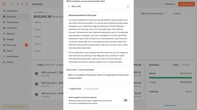 Monarch — Fintech, интерфейс, скриншот 8/490