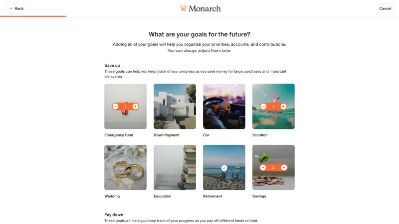 Monarch — Fintech, интерфейс, скриншот 10/490