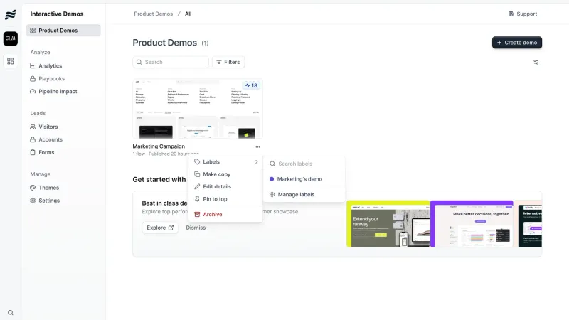 Navattic — Marketing, интерфейс, скриншот 5/240