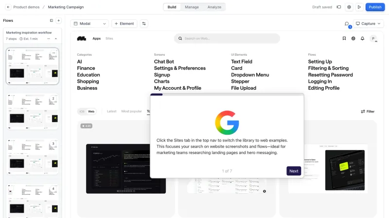 Navattic — Marketing, интерфейс, скриншот 7/240