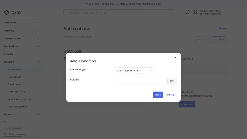 Okta — Security, интерфейс, скриншот 2/325