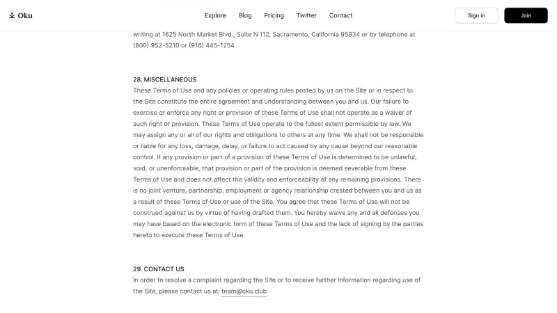Oku — Social, интерфейс, скриншот 7/175
