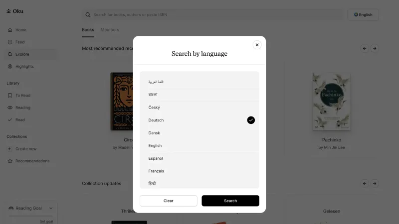 Oku — Social, интерфейс, скриншот 12/175