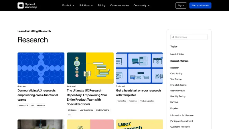 Optimal Workshop — Design, интерфейс, скриншот 5/546