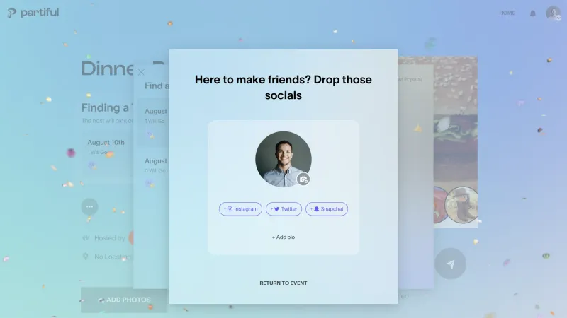 Partiful — Social, интерфейс, скриншот 6/246