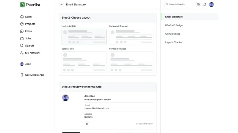 Peerlist — Social, интерфейс, скриншот 12/344