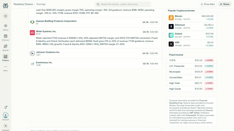 Perplexity — AI & ML, интерфейс, скриншот 10/396