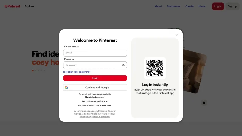 Pinterest — Social, интерфейс, скриншот 5/754