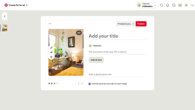 Pinterest — Social, интерфейс, скриншот 8/754