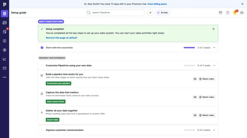 Pipedrive — CRM, интерфейс, скриншот 5/425