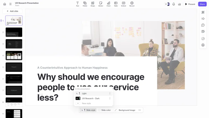 Pitch — Productivity, интерфейс, скриншот 10/530