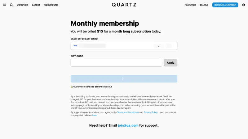 Quartz — Entertainment, интерфейс, скриншот 7/371