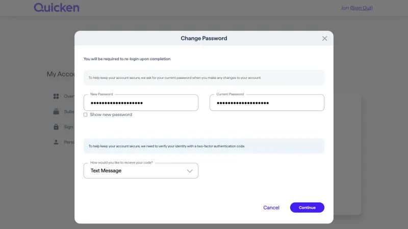 Quicken — Fintech, интерфейс, скриншот 6/595