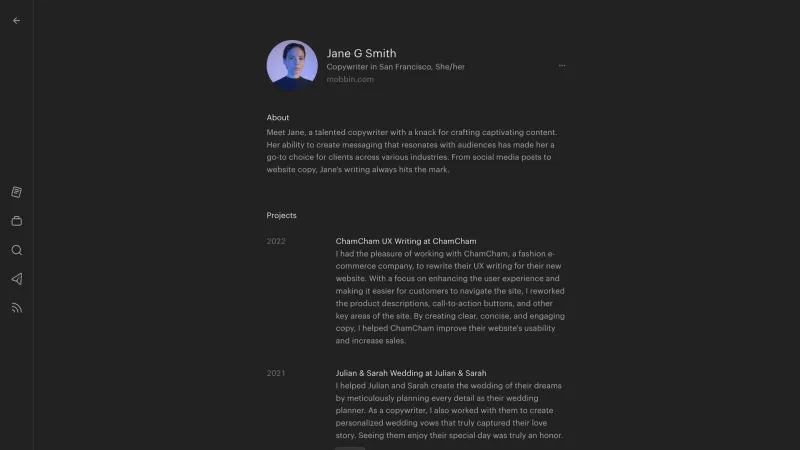 Read.cv — Social, интерфейс, скриншот 1/347