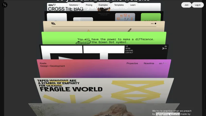 Readymag — Design, интерфейс, скриншот 2/336
