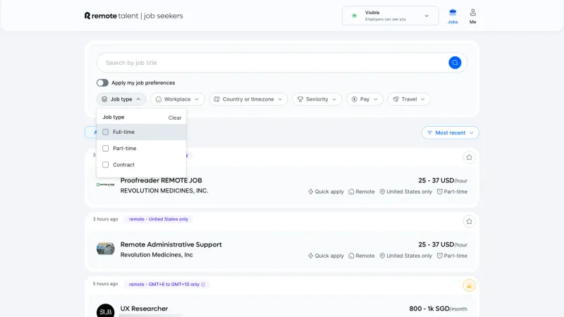Remote — HR, интерфейс, скриншот 5/591
