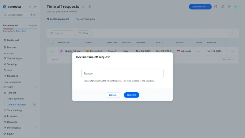 Remote — HR, интерфейс, скриншот 7/591