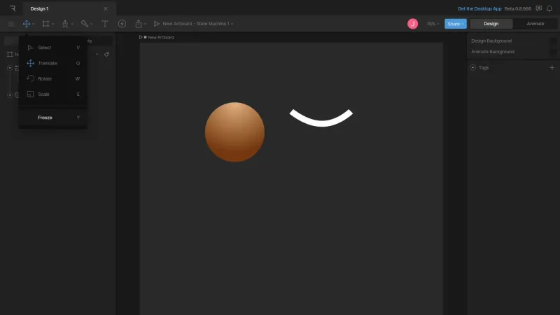 Rive — Design, интерфейс, скриншот 2/326