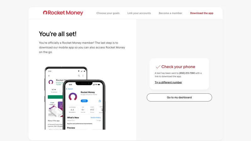 Rocket Money — Fintech, интерфейс, скриншот 2/271