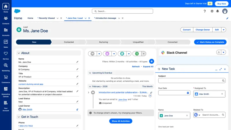 Salesforce — CRM, интерфейс, скриншот 3/883