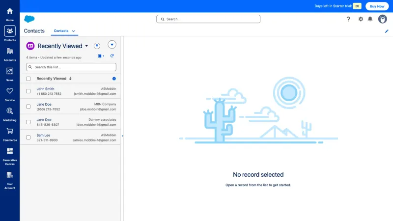 Salesforce — CRM, интерфейс, скриншот 4/883