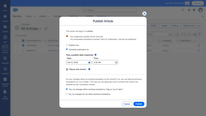 Salesforce — CRM, интерфейс, скриншот 9/883