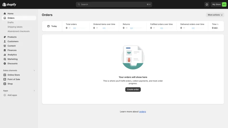 Shopify — E-commerce UI, screenshot 1013