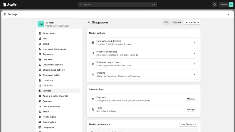 Shopify — E-commerce UI, screenshot 1016