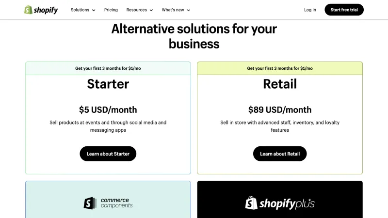 Shopify — E-commerce UI, screenshot 1038