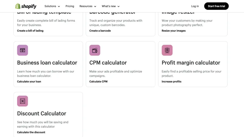 Shopify — E-commerce UI, screenshot 1047